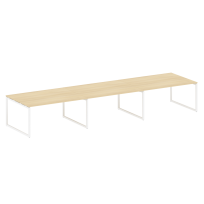 Metal System Quattro Перег. стол (3 столешницы) на О-оразном м/к 40БО.ПРГ-3.4 Акация/Антрацит металл 4800*1235*750 Metal System Quattro Перег. стол (3 столешницы) на О-оразном м/к 40БО.ПРГ-3.4 Акация/Антрацит металл 4800*1235*750