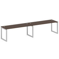 Metal System Quattro Р. ст. на 2 раб. места на О-образном м/к 50БО.СМ-2.5 Акация/Антрацит металл 3600*720*750 Metal System Quattro Р. ст. на 2 раб. места на О-образном м/к 50БО.СМ-2.5 Акация/Антрацит металл 3600*720*750