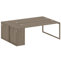 Metal System Quattro Р. ст. с шкафом-купе на О-образном м/к 40БО.РС-СШК-1.5 Т Акация/Антрацит металл 2210*1475*750 Metal System Quattro Р. ст. с шкафом-купе на О-образном м/к 40БО.РС-СШК-1.5 Т Акация/Антрацит металл 2210*1475*750