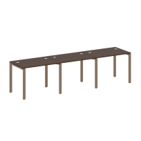 Metal System Р. ст. на 3 раб. места на П-образном м/к БП.СМ-3.1 Акация/Антрацит металл 3000*720*750 Metal System Р. ст. на 3 раб. места на П-образном м/к БП.СМ-3.1 Акация/Антрацит металл 3000*720*750