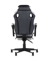 Кресло игровое TopChairs Virage черно-белое Кресло игровое TopChairs Virage черно-белое