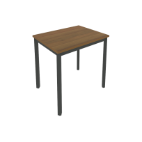 Slim Стол офисный на металлокаркасе С.СП-2.1 Белый/Чёрный металл 780×600×750