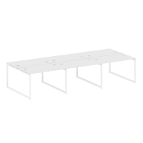 Metal System Quattro Р. ст. на 6 раб. места на О-образном м/к 40БО.СМ-6.2 Акация/Антрацит металл 3600*1475*750 Metal System Quattro Р. ст. на 6 раб. места на О-образном м/к 40БО.СМ-6.2 Акация/Антрацит металл 3600*1475*750