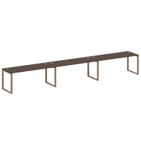 Metal System Р. ст. на 3 раб. места на О-образном м/к БО.СМ-3.5 Акация/Антрацит металл 5400*720*750 Metal System Р. ст. на 3 раб. места на О-образном м/к БО.СМ-3.5 Акация/Антрацит металл 5400*720*750