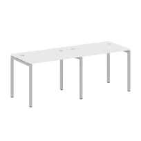 Metal System Quattro Р. ст. на 2 раб. места на П-образном м/к 40БП.СМ-2.1 Акация/Антрацит металл 2000*720*750 Metal System Quattro Р. ст. на 2 раб. места на П-образном м/к 40БП.СМ-2.1 Акация/Антрацит металл 2000*720*750