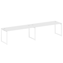 Metal System Quattro Р. ст. на 2 раб. места на О-образном м/к 40БО.СМ-2.5 Акация/Антрацит металл 3600*720*750 Metal System Quattro Р. ст. на 2 раб. места на О-образном м/к 40БО.СМ-2.5 Акация/Антрацит металл 3600*720*750
