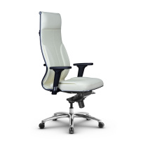 Кресло для руководителя Метта L 1m 46/2D_17838_Кожа перфорированная NewLeather - Темно-коричневый_Кожа перфорированная NewLeather - Темно-коричневый Кресло для руководителя Метта L 1m 46/2D_17838_Кожа перфорированная NewLeather - Темно-коричневый_Кожа перфорированная NewLeather - Темно-коричневый