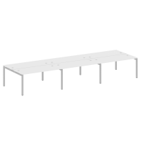 Metal System Quattro Р. ст. на 6 раб. места на П-образном м/к 50БП.СМ-6.4 Акация/Антрацит металл 4800*1475*750 Metal System Quattro Р. ст. на 6 раб. места на П-образном м/к 50БП.СМ-6.4 Акация/Антрацит металл 4800*1475*750
