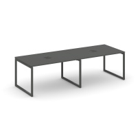 Стол для переговоров Style Project SN-4O.SPRG-013 Акация Лорка/Металл Черный 2760×980×750 Стол для переговоров Style Project SN-4O.SPRG-013 Акация Лорка/Металл Черный 2760×980×750