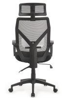 Белый пластик/Синяя сетка сидушка W-203AC
