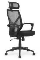 Белый пластик/Синяя сетка сидушка W-203AC
