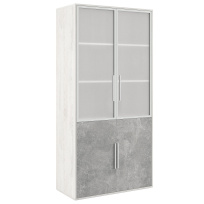 Шкаф для бумаг B-tone BTN36150142 вяз бетон темный Шкаф для бумаг B-tone BTN36150142 вяз бетон темный