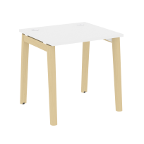 Onix Wood Стол офисный OW.SP-0.7 Дуб мали/Дуб светлый/Белый металл 780×720×750 Onix Wood Стол офисный OW.SP-0.7 Дуб мали/Дуб светлый/Белый металл 780×720×750