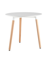 Стол Eames DST круглый белый Стол Eames DST круглый белый