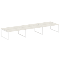 Metal System Quattro Р. ст. на 6 раб. места на О-образном м/к 50БО.СМ-6.5 Акация/Антрацит металл 5400*1475*750 Metal System Quattro Р. ст. на 6 раб. места на О-образном м/к 50БО.СМ-6.5 Акация/Антрацит металл 5400*1475*750