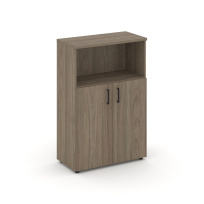 Шкаф для документов средний широкий Style Project SN.STS.E-201 / Акация Лорка – Белый – Черные ручки / 796×400×1203 Шкаф для документов средний широкий Style Project SN.STS.E-201 / Акация Лорка – Белый – Черные ручки / 796×400×1203