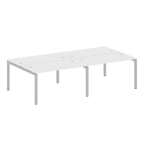 Metal System Quattro Р. ст. на 4 раб. места на П-образном м/к 50БП.СМ-4.3 Акация/Антрацит металл 2800*1475*750 Metal System Quattro Р. ст. на 4 раб. места на П-образном м/к 50БП.СМ-4.3 Акация/Антрацит металл 2800*1475*750