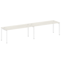 Metal System Quattro Р. ст. на 2 раб. места на П-образном м/к 50БП.СМ-2.5 Акация/Антрацит металл 3600*720*750 Metal System Quattro Р. ст. на 2 раб. места на П-образном м/к 50БП.СМ-2.5 Акация/Антрацит металл 3600*720*750