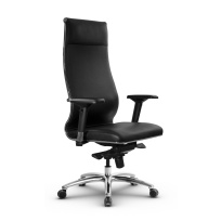 Кресло для руководителя Метта L 1c 42/4D_17838 Кожа перфорированная NewLeather – Черный Кресло для руководителя Метта L 1c 42/4D_17838 Кожа перфорированная NewLeather – Черный