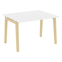 Onix Wood Стол переговорный (1 столешница) OW.PRG-1.2 Белый бриллиант/Дуб светлый/Белый металл 1180*980*750 Onix Wood Стол переговорный (1 столешница) OW.PRG-1.2 Белый бриллиант/Дуб светлый/Белый металл 1180*980*750
