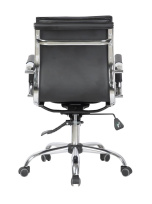 Кресло офисное College CLG-617 LXH-B BLACK  Кожа PU Черный / Крестовина хром