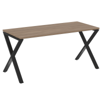 Loft Стол рабочий VR.L-SRX-4.7 Тиквуд тёмный/Чёрный металл 1580×720×750