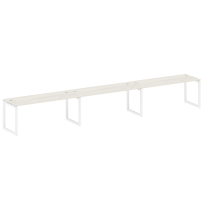 Metal System Quattro Р. ст. на 3 раб. места на О-образном м/к 50БО.СМ-3.5 Акация/Антрацит металл 5400*720*750 Metal System Quattro Р. ст. на 3 раб. места на О-образном м/к 50БО.СМ-3.5 Акация/Антрацит металл 5400*720*750