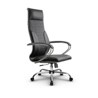 Кресло для руководителя Метта L 1c 44B/K_17833 Кожа перфорированная NewLeather – Черный Кресло для руководителя Метта L 1c 44B/K_17833 Кожа перфорированная NewLeather – Черный
