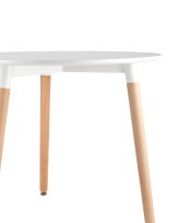 Стол Eames DST круглый белый Стол Eames DST круглый белый