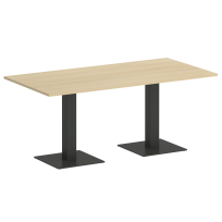 Home Office Стол прямоугольный VR.SP-5-180.2 Тиквуд светлый/Антрацит металл 1800*900*753 Home Office Стол прямоугольный VR.SP-5-180.2 Тиквуд светлый/Антрацит металл 1800*900*753