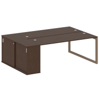 Metal System Quattro Р. ст. с шкафом-купе на О-образном м/к 50БО.РС-СШК-1.5 Т Акация/Антрацит металл 2210*1475*750 Metal System Quattro Р. ст. с шкафом-купе на О-образном м/к 50БО.РС-СШК-1.5 Т Акация/Антрацит металл 2210*1475*750
