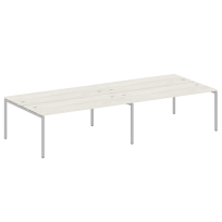 Metal System Quattro Р. ст. на 4 раб. места на П-образном м/к 40БП.СМ-4.5 Акация/Антрацит металл 3600*1475*750 Metal System Quattro Р. ст. на 4 раб. места на П-образном м/к 40БП.СМ-4.5 Акация/Антрацит металл 3600*1475*750
