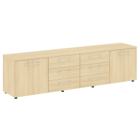 Тумба модульная LT.TS-4.3 Yalta / Дуб Мали 2188×450×580 Тумба модульная LT.TS-4.3 Yalta / Дуб Мали 2188×450×580