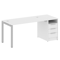 Metal System Quattro Р. ст. с тумбой на П-образном м/к 50БП.РС-СТП-1.3 Акация/Антрацит металл 1812*720*750 Metal System Quattro Р. ст. с тумбой на П-образном м/к 50БП.РС-СТП-1.3 Акация/Антрацит металл 1812*720*750