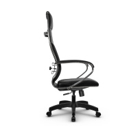 Кресло для руководителя Метта L 1c 44B/K_17831 Кожа перфорированная NewLeather – Черный Кресло для руководителя Метта L 1c 44B/K_17831 Кожа перфорированная NewLeather – Черный