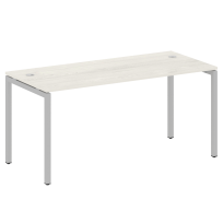Metal System Quattro Стол офисный на П-образном м/к 40БП.СП-4 Вяз/Мокко металл 1600×720×750 Metal System Quattro Стол офисный на П-образном м/к 40БП.СП-4 Вяз/Мокко металл 1600×720×750