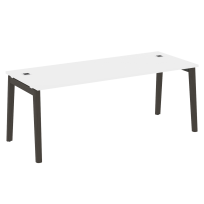 Onix Wood Direct Стол руководителя OW.SRR-6.8 Белый бриллиант/Дуб светлый/Белый металл 1980*800*750 Onix Wood Direct Стол руководителя OW.SRR-6.8 Белый бриллиант/Дуб светлый/Белый металл 1980*800*750