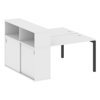 Metal System Quattro Р. ст. с шкафом-купе на П-образном м/к 50БП.РС-СШК-2.2 Т Акация/Антрацит металл 1610*1475*1098 Metal System Quattro Р. ст. с шкафом-купе на П-образном м/к 50БП.РС-СШК-2.2 Т Акация/Антрацит металл 1610*1475*1098
