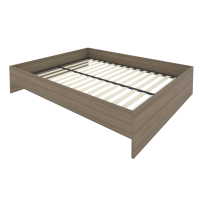 Light Кровать с ортопедическим основанием без изголовья С-К-160 Клён 1650x2050x400