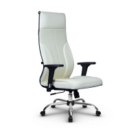 Кресло для руководителя Метта L 1m 46/2D_17833_Кожа перфорированная NewLeather - Темно-коричневый_Кожа перфорированная NewLeather - Темно-коричневый Кресло для руководителя Метта L 1m 46/2D_17833_Кожа перфорированная NewLeather - Темно-коричневый_Кожа перфорированная NewLeather - Темно-коричневый