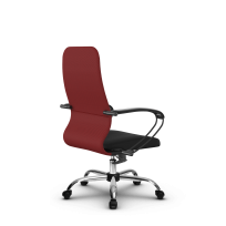 Кресло офисное Metta  SU-CP-10 (SU-СК130-10) CH / Красный – Красный