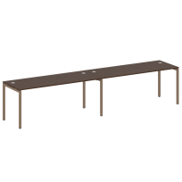 Metal System Quattro Р. ст. на 2 раб. места на П-образном м/к 40БП.СМ-2.5 Акация/Антрацит металл 3600*720*750 Metal System Quattro Р. ст. на 2 раб. места на П-образном м/к 40БП.СМ-2.5 Акация/Антрацит металл 3600*720*750