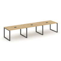 Стол для переговоров Style Project SN-6O.SPRG-024 Акация Лорка/Металл Черный 4740×980×750 Стол для переговоров Style Project SN-6O.SPRG-024 Акация Лорка/Металл Черный 4740×980×750