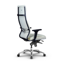 Кресло для руководителя Метта L 1m 46/2D_17838_Кожа перфорированная NewLeather - Темно-коричневый_Кожа перфорированная NewLeather - Темно-коричневый Кресло для руководителя Метта L 1m 46/2D_17838_Кожа перфорированная NewLeather - Темно-коричневый_Кожа перфорированная NewLeather - Темно-коричневый
