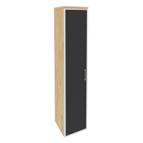 Onix Шкаф высокий узкий левый O.SU-1.10 R (L) black Тиквуд светлый/Стекло black 400*420*1977 Onix Шкаф высокий узкий левый O.SU-1.10 R (L) black Тиквуд светлый/Стекло black 400*420*1977