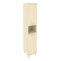 First Шкаф высокий узкий левый KSU-1.5 (L) Дуб табак 401×432×2060