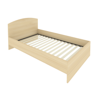 Light Кровать с ортопедическим основанием и изголовьем С-КИ-120 Клён 1250x2050x900 Light Кровать с ортопедическим основанием и изголовьем С-КИ-120 Клён 1250x2050x900
