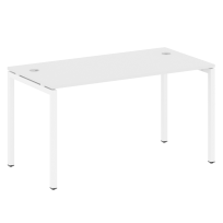 Metal System Quattro Стол офисный на П-образном м/к 40БП.СП-3 Вяз/Мокко металл 1400×720×750 Metal System Quattro Стол офисный на П-образном м/к 40БП.СП-3 Вяз/Мокко металл 1400×720×750