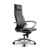 Кресло для руководителя Метта L 1c 44B/K_17839 Кожа перфорированная NewLeather – Черный Кресло для руководителя Метта L 1c 44B/K_17839 Кожа перфорированная NewLeather – Черный