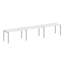 Metal System Quattro Р. ст. на 3 раб. места на П-образном м/к 50БП.СМ-3.3 Акация/Антрацит металл 4200*720*750 Metal System Quattro Р. ст. на 3 раб. места на П-образном м/к 50БП.СМ-3.3 Акация/Антрацит металл 4200*720*750